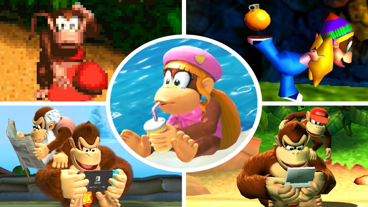 Evolution of Idle Animations in Donkey Kong (1994 - 2026)