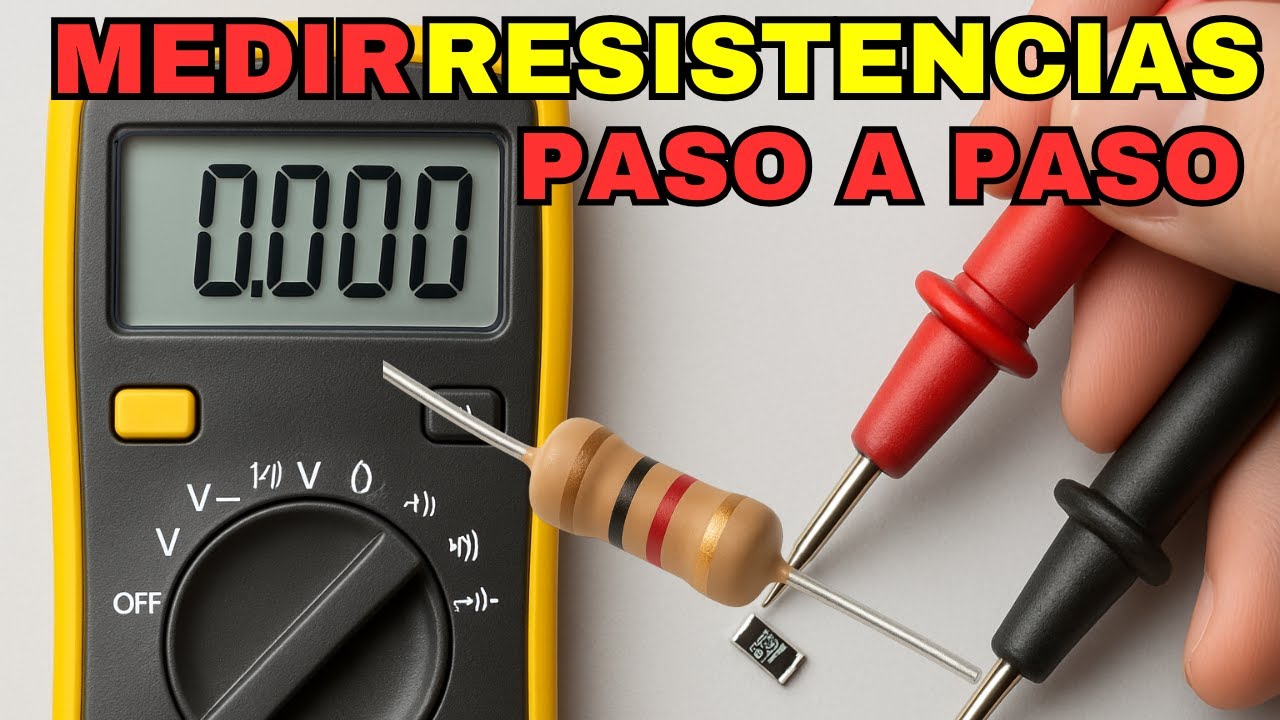 ✅ Cómo medir resistencias con multímetro + Código de colores + Código SMD [Vídeo 4]