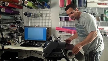 How to Make a Wall Decal - Step 2: Load the Cutter and Send Design to Cut