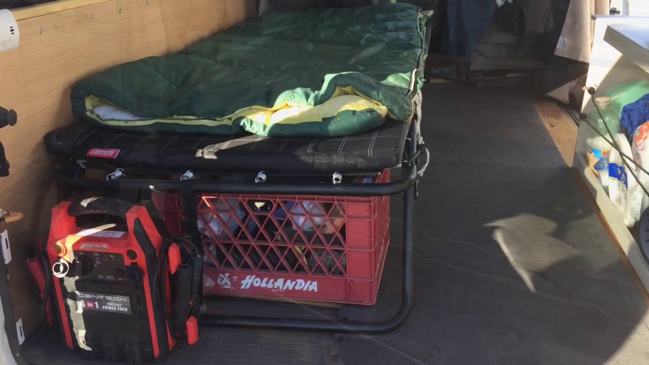 Astro van camper build complete