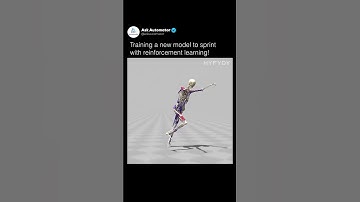 Teaching AI to Run: Hyfydy x DEP-RL in Action! #ReinforcementLearning #ai  #Robotics #shorts