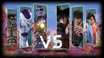JUMP FORCE - Thanos mod Team Vs  Gogeta mod Team