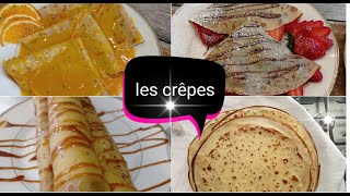 idées de crêpes facile et gourmandes_الكريب الفرنسي بثلاتة طرق ولا أروع