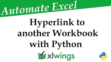 HYPERLINK to Different Excel WORKBOOK 🐍 Python and xlwings | Data Automation