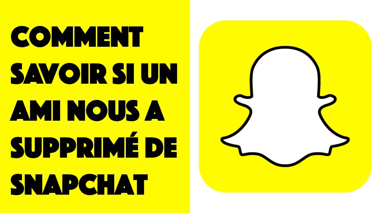 Comment savoir si un ami nous a supprimé de Snapchat ? - YouTube