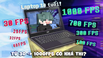 [Clickbait] Laptop 10 NĂM TUỔI Có Lên Được 1000 FPS?!?