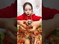 Jing Jing mukbang seafood #Shorts Chinese women