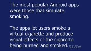 [91VOA]Are Smartphone Apps Encouraging Young Smokers screenshot 5