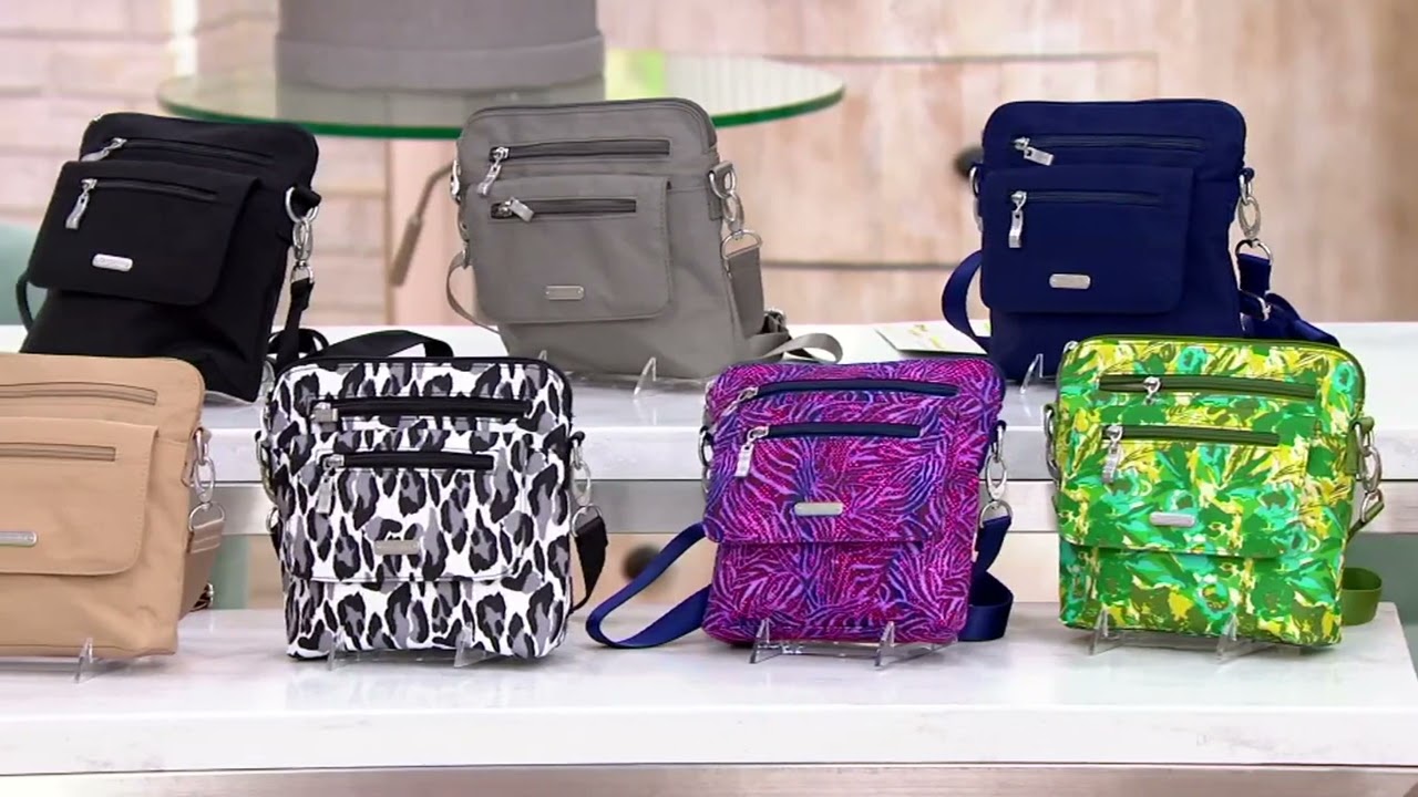 Baggallini Let's Escape RFID Crossbody on QVC