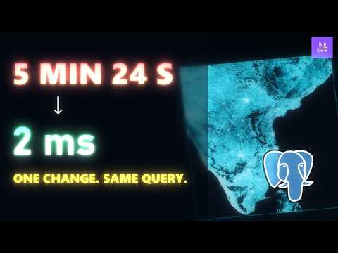 5 Minutes to 2 Milliseconds: My PostGIS Query Optimization Checklist