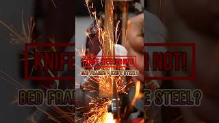 Bed Frames = Knife Steel? #blacksmith #beginners #forging #bladesmithing #ForgeOn #shorts