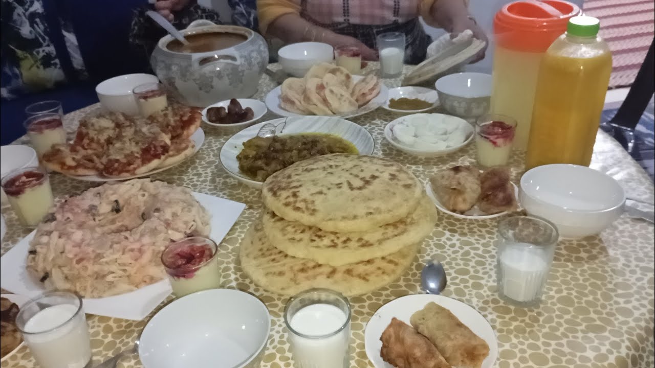 اول فطور رمضان المبارك 😍عيطنا علا ماما