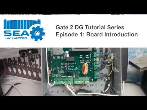 SEA UK Gate 2 DG Control Panel Introduction