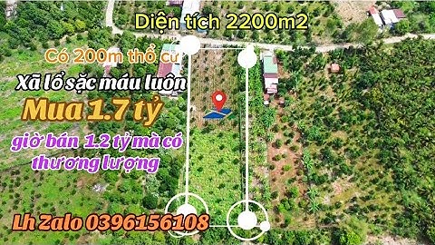 Chị gái quá khó khăng cần bán gấp lô đất vườn trái cây có thổ cư 200m giá rẻ