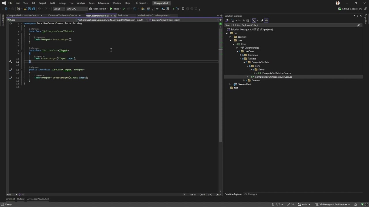 Ports and Adapters Architecture in practice with .NET