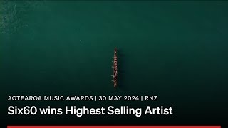 Highest Selling Artist winner: Six60 | AMA2024