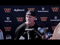 HC Dan Quinn Speaks To The Media Before Ravens Joint Practice | Washington Commanders