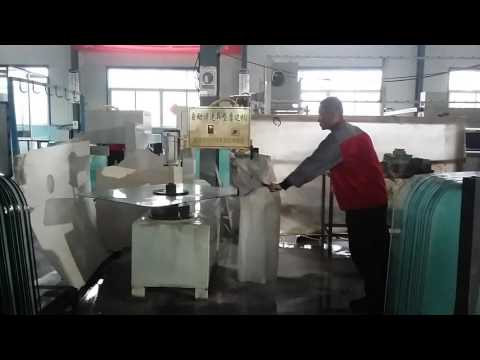 how to grind irregular shaped glass edge at Migo Glass factory