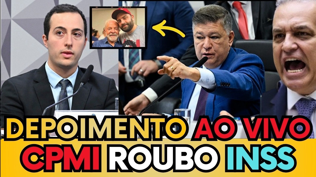 🚨 AO VIVO: DEPOIMENTO GRAVÍSSIMO NA CPMI DO INSS PODE EXPLODIR ESQUEMA FRAUDULENTO NO GOVERNO LULA!