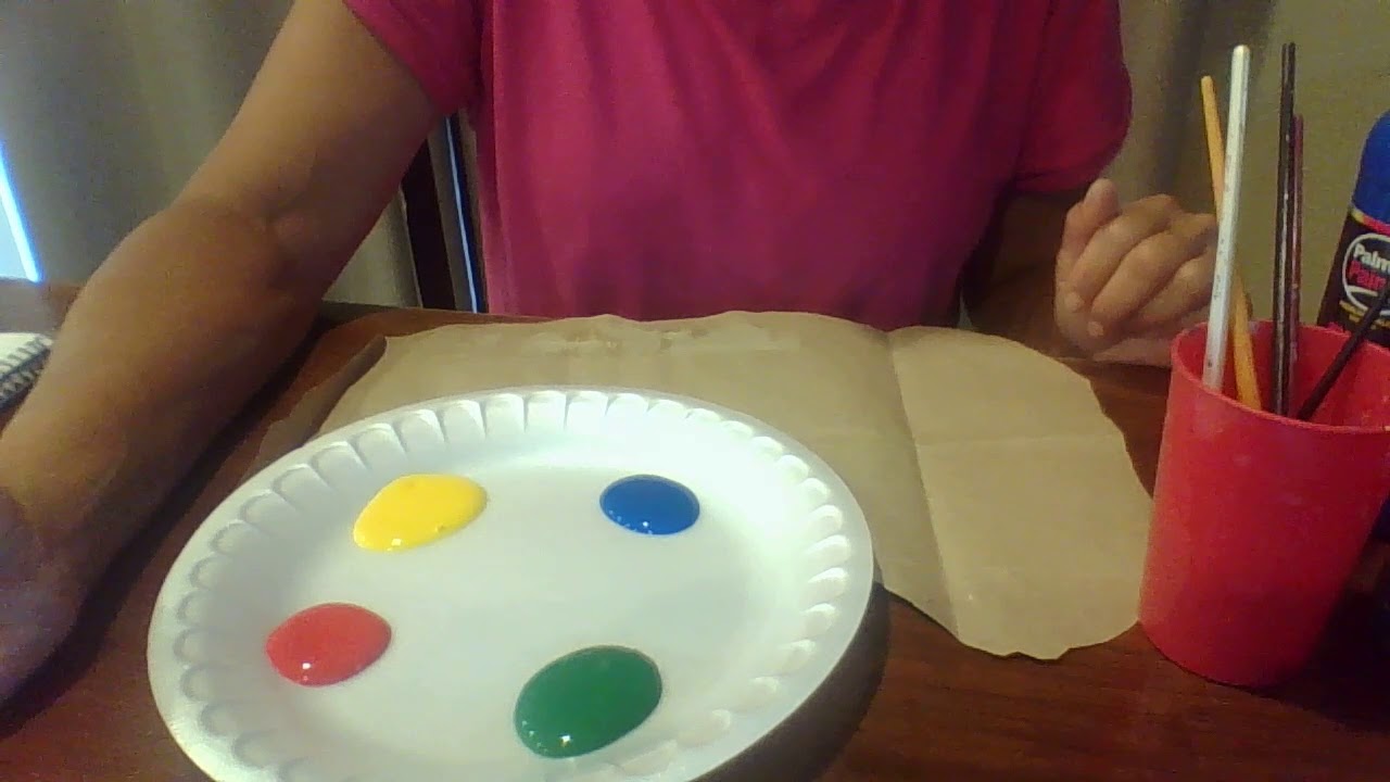 Native American Buffalo HIde Painting