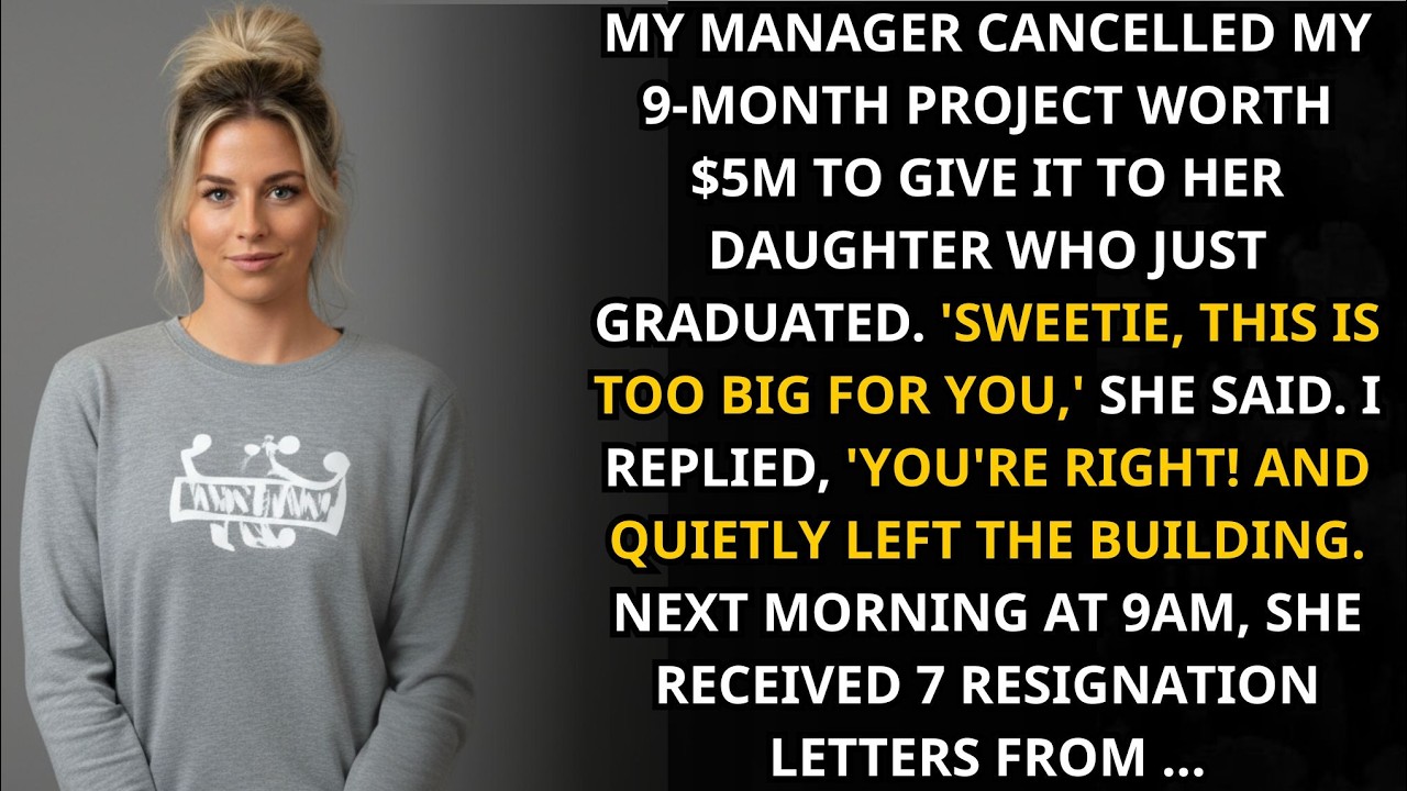 My Manager Killed My $5M Project In 2 Days. She Didn't Know I Had 7 Investors Waiting