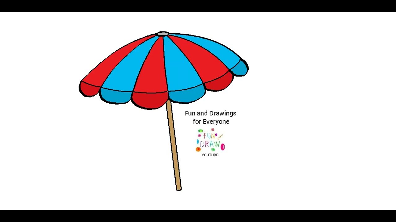 Comment dessiner un parasol YouTube