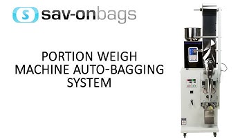 Table Top Weighing Machine with Auto Bagger System - Running Roll Stock