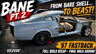 From Bare Shell to Beast! 1967 Mustang Fastback Build (Bane Pt. 2)