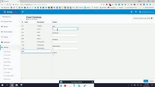 Cost Centres screenshot 4