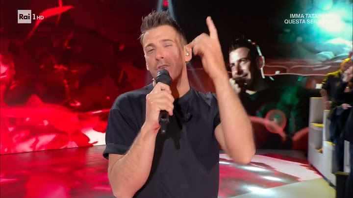 Francesco Gabbani  canta "Viva la vita" - Domenica In 23/02/2025