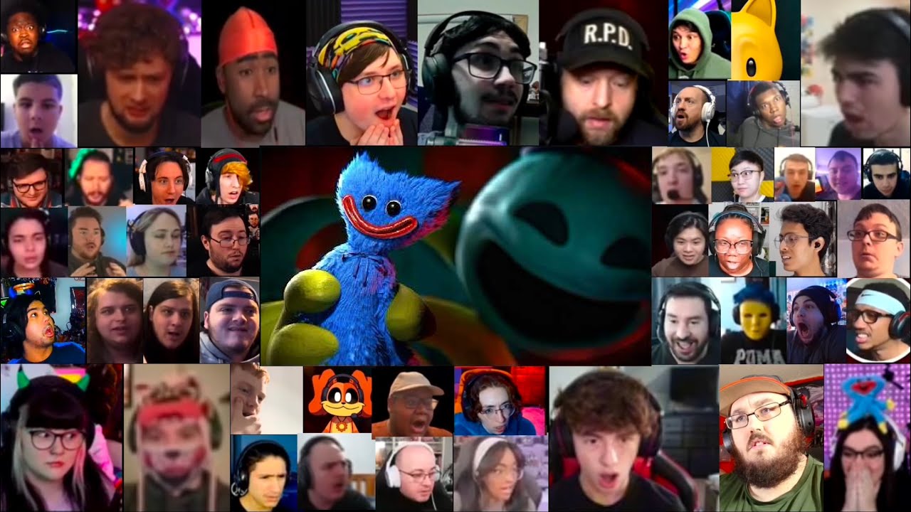 Poppy Playtime Chapter 4 Gameplay Trailer Reaction Mashup