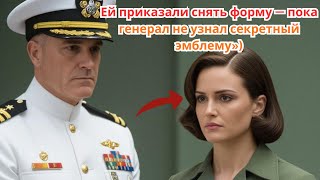 картинка: Ей приказали снять форму — пока генерал не узнал секретный эмблему