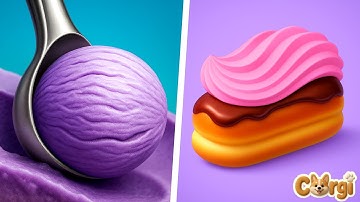 Ice Cream Games VS Perfect Cream - Very Satisfying and Relaxing ASMR Gameplay Walkthrough