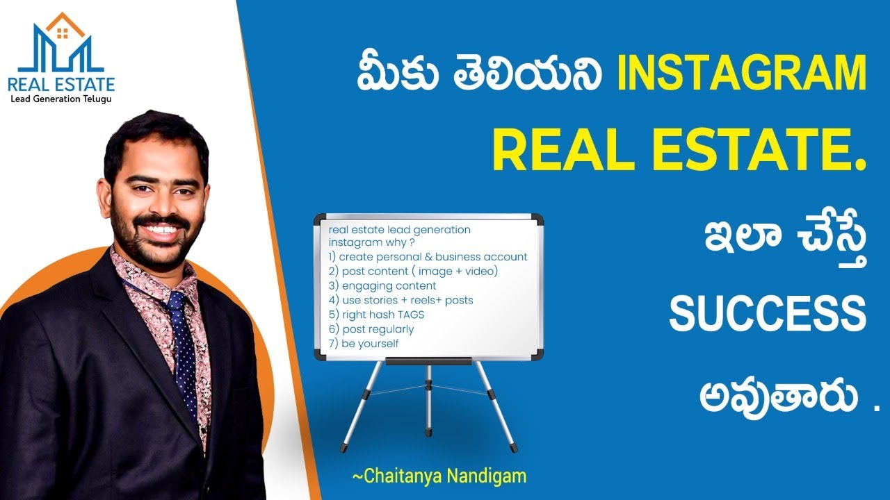 How to Generate Leads for Real Estate Using Instagram in Telugu ...