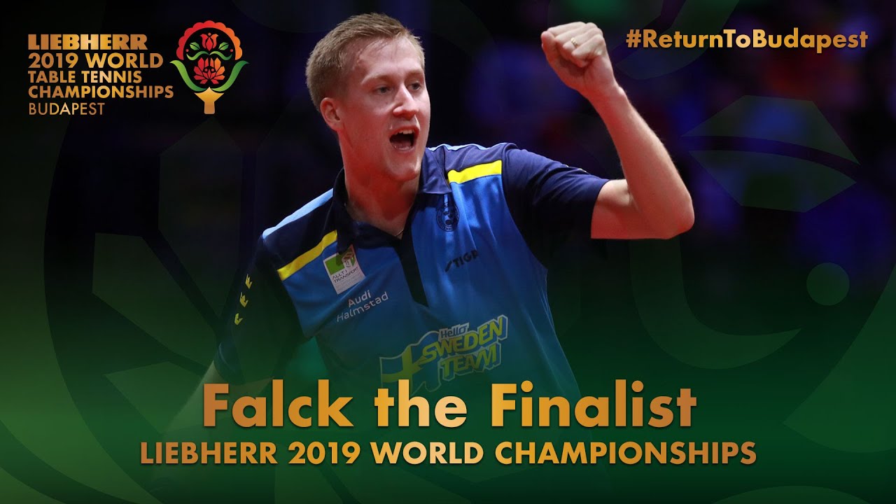 Mattias Falck the Finalist 2019 World Table Tennis Championships