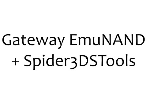 [3DS] Spider3DSTools EmuNAND Compatibility Demonstration