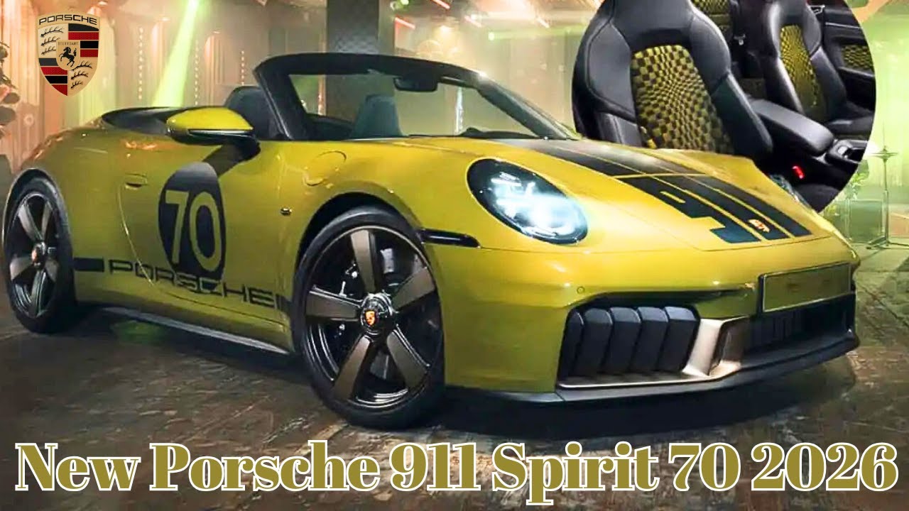 New Porsche 911 'Spirit 70' Revives the Iconic 'Pasha' Seats