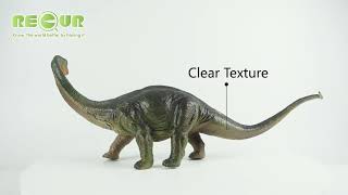 RECUR Brontosaurus B.excelsus Dinosaur Theme Park Custom PVC Soft Simulation Figure RC16011D雷龙 screenshot 5