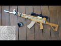 Homemade toy gun with scope from wood that shoots excellently | diy pubg guns | diy toy guns