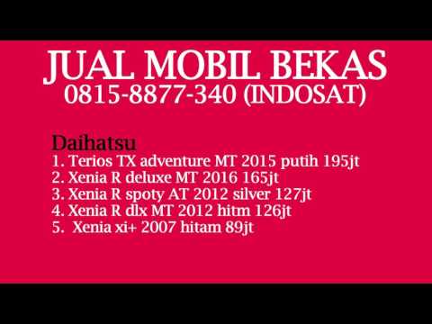 What Mobil Bekas Avanza Jakarta