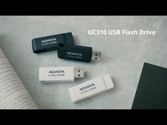 ADATA UC310 USB Flash Drive - Convenient Capless Swivel