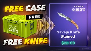 I OPENED a FREE CASE and GOT a $116 KNIFE! (Skinclub Promo Code 2025)