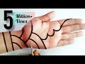 अधिक सरलता से लगाए - Easy Trick Hand Mehndi with lines | Mehndi for Beginners | Mehndi Design Trick