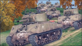 25 JUMBOS vs 15 TIGERS - What If All Sherman Tanks Were Jumbos?