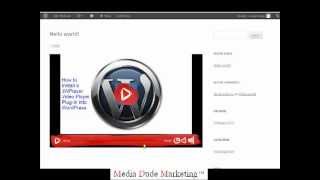 How to Install a Video Player in Wordpress