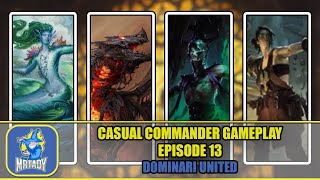Tatyova Vs Ayesha Vs Bladewing Vs Ratadrabik Casual Commander Gameplay Dominaria United