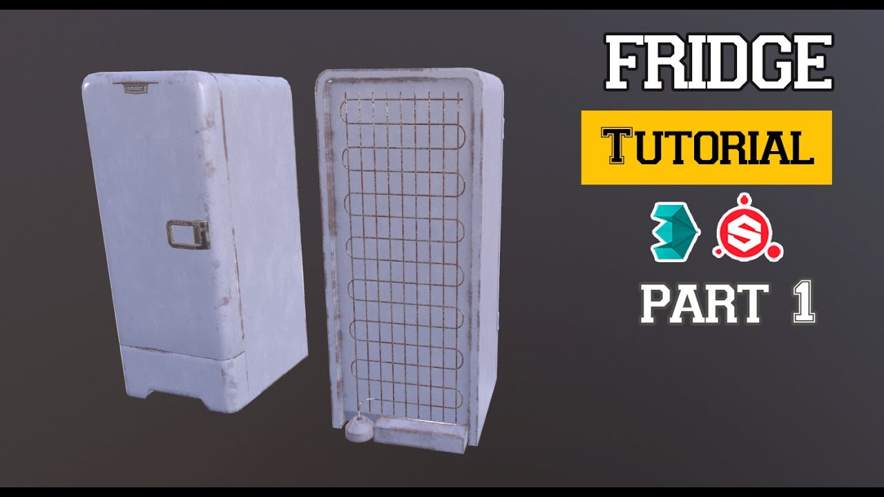 Fridge Tutorial in 3Ds Max 2019 and Substance painter_Part 1 YouTube