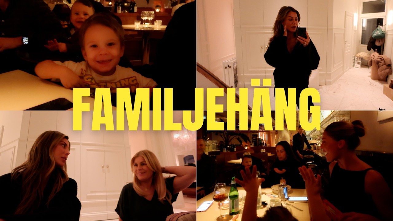 Familjehäng, shopping, bästis middag & ändring i lägenheten!