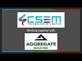 Csem technologies ltd working together with aggregate industries ltd