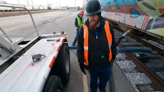 LOADING FROM RAILCAR